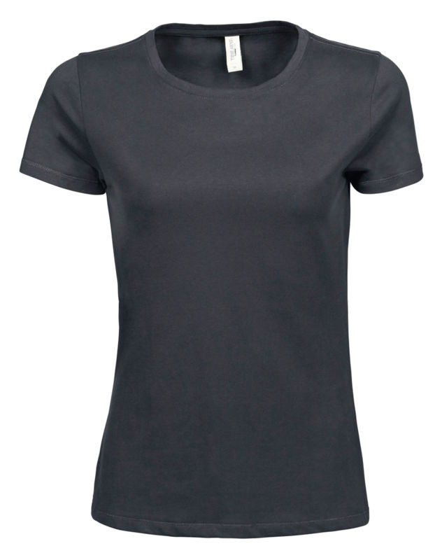 Luxury | T Shirt publicitaire pour femme Gris foncé 1