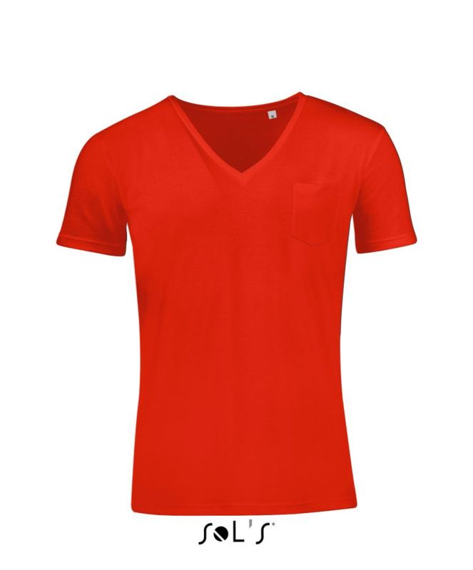 Mad Men | T Shirt publicitaire pour homme Rouge Coquelico
