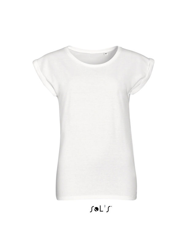 Melba | T Shirt publicitaire pour femme Blanc