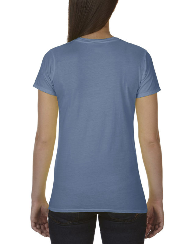 Milori | T Shirt publicitaire pour femme Bleu Jean