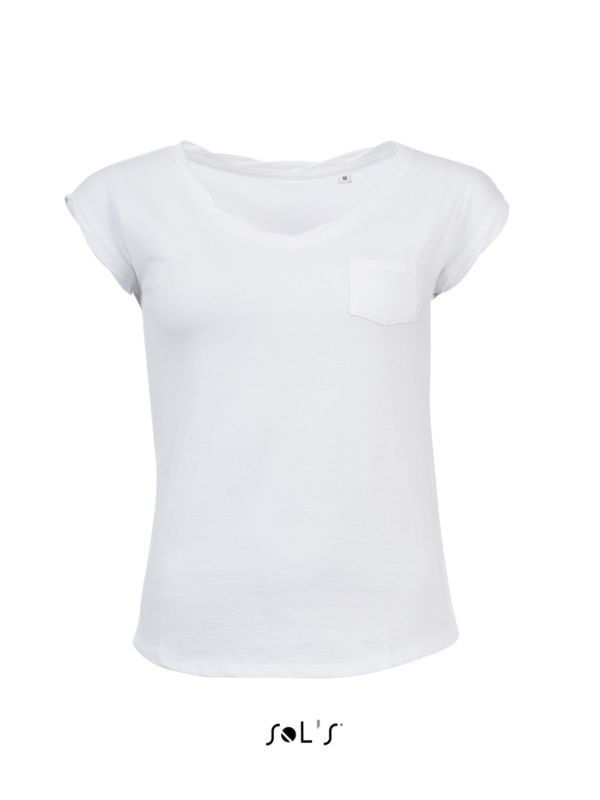 Mod Women | T Shirt publicitaire pour femme Blanc