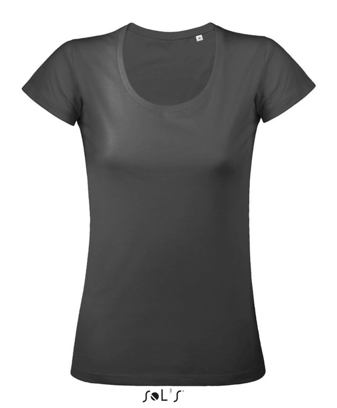 Must Women | T Shirt publicitaire pour femme Gris foncé