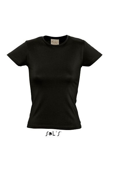 Organic Women | T Shirt publicitaire pour femme Noir