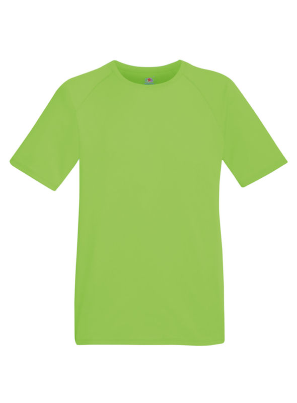 Performance T | T Shirt publicitaire pour homme Vert citron 1