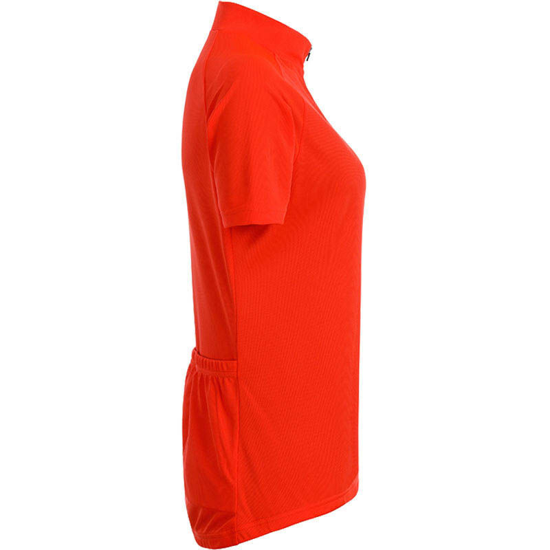 Qixi | T Shirt publicitaire pour femme Orange Vif
