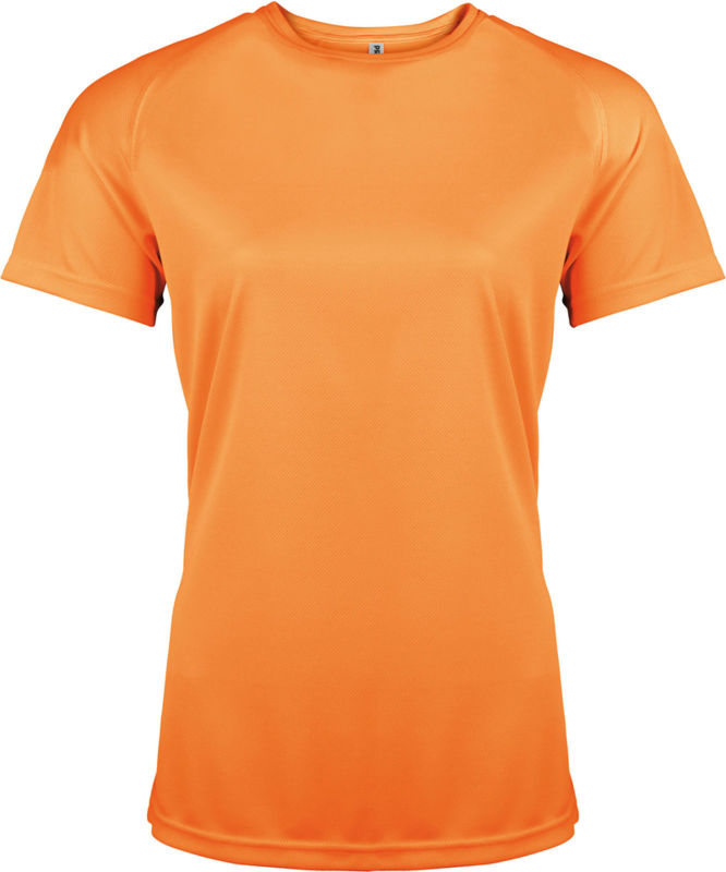 Qype | T Shirt publicitaire pour femme Orange