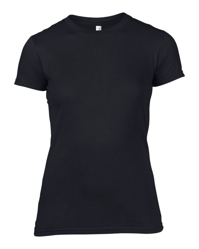 Qysoo | T Shirt publicitaire pour femme Noir 1