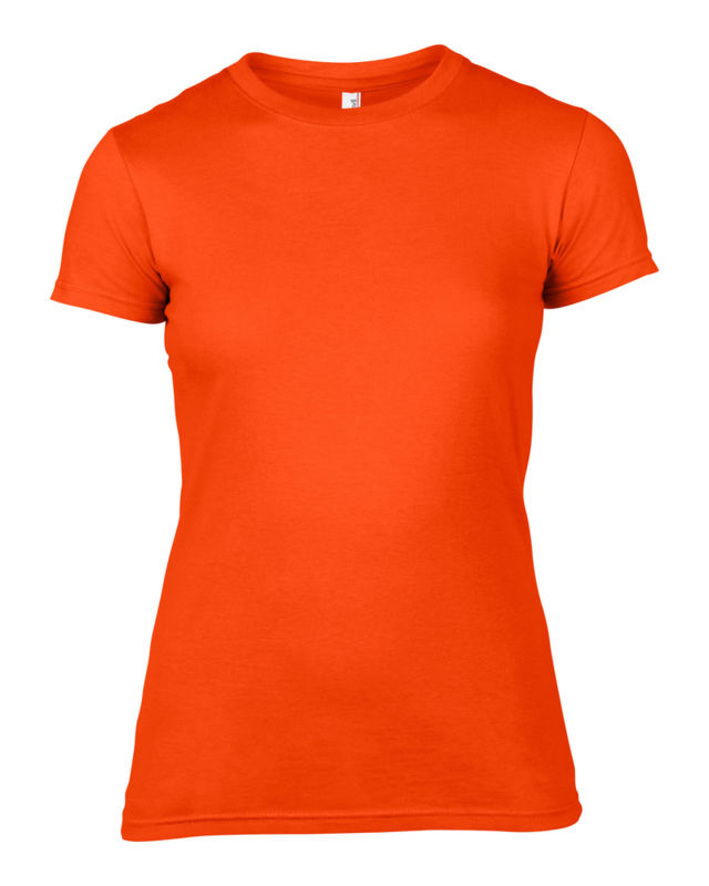 Qysoo | T Shirt publicitaire pour femme Orange 1