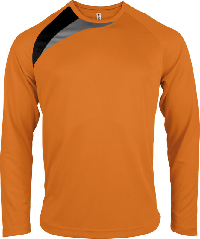 Seki | T Shirt publicitaire pour enfant Orange Noir Gris