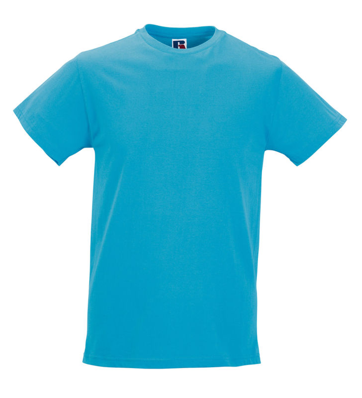 Slim T | T Shirt publicitaire pour homme Turquoise 1