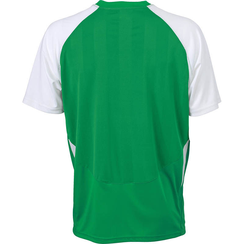 Syze | T Shirt publicitaire pour homme Vert Blanc
