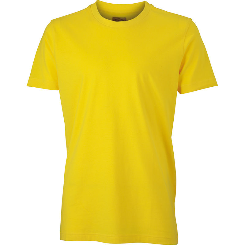 Vohy | T Shirt publicitaire pour homme Jaune Soleil