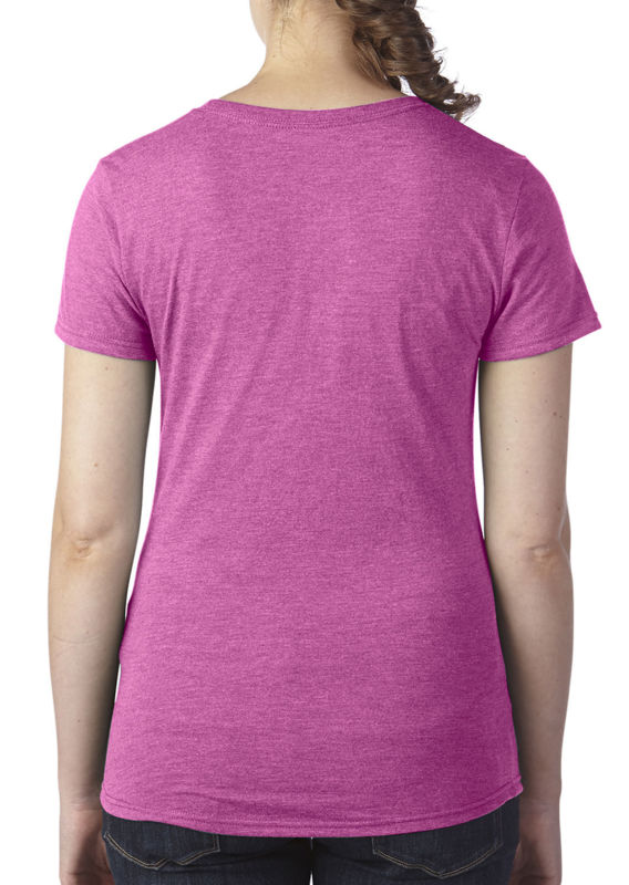 Vutoho | T Shirt publicitaire pour femme Rouge framboise