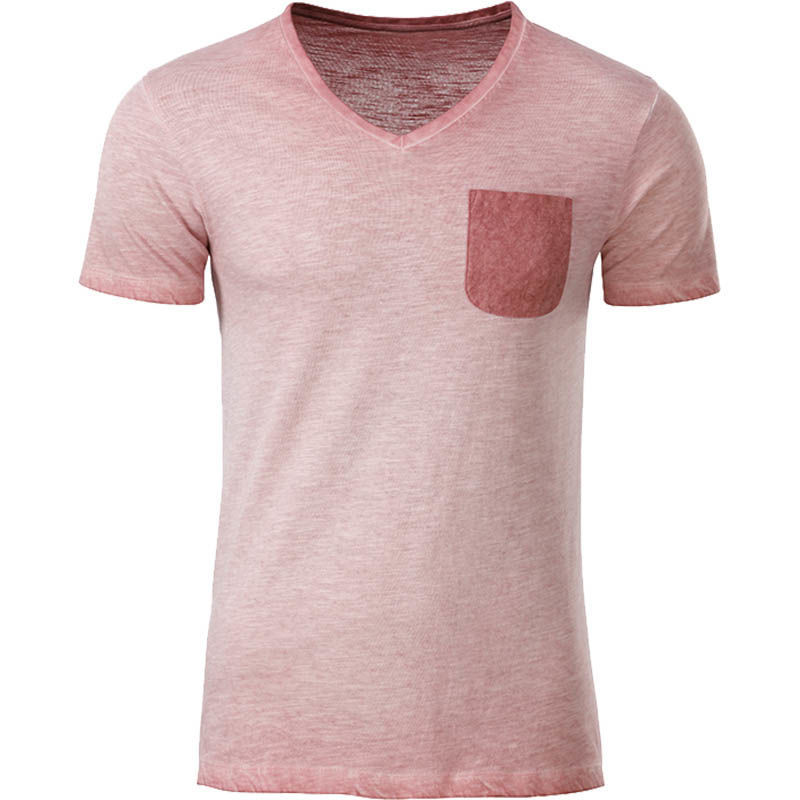 Woonny | T Shirt publicitaire pour homme Rose pastèle