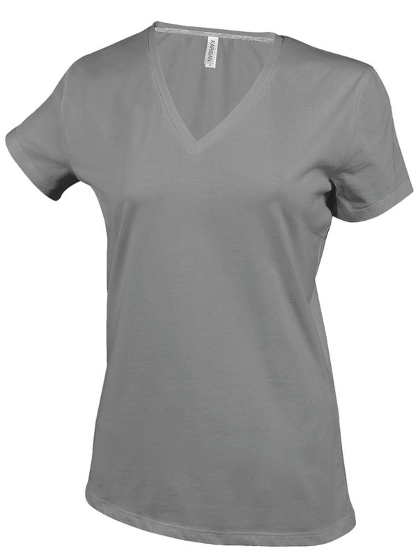 Yenoo | T Shirt publicitaire pour femme Gris Oxford