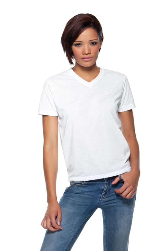 Yodo | T Shirt publicitaire pour femme Blanc 1