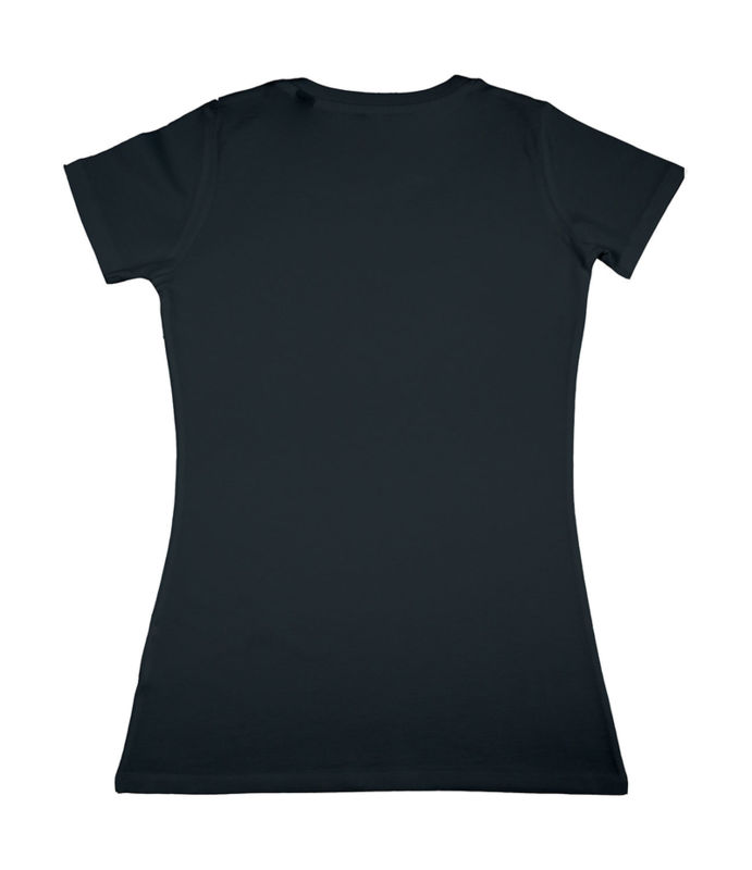 Zevuji | T Shirt publicitaire pour femme Noir