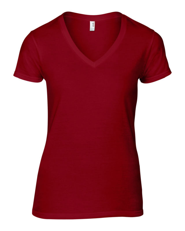 Zoody | T Shirt publicitaire pour femme Rouge chiné 1