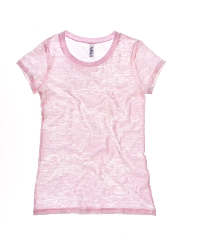 Burnout | T Shirt personnalisé pour femme Rose Soft 1