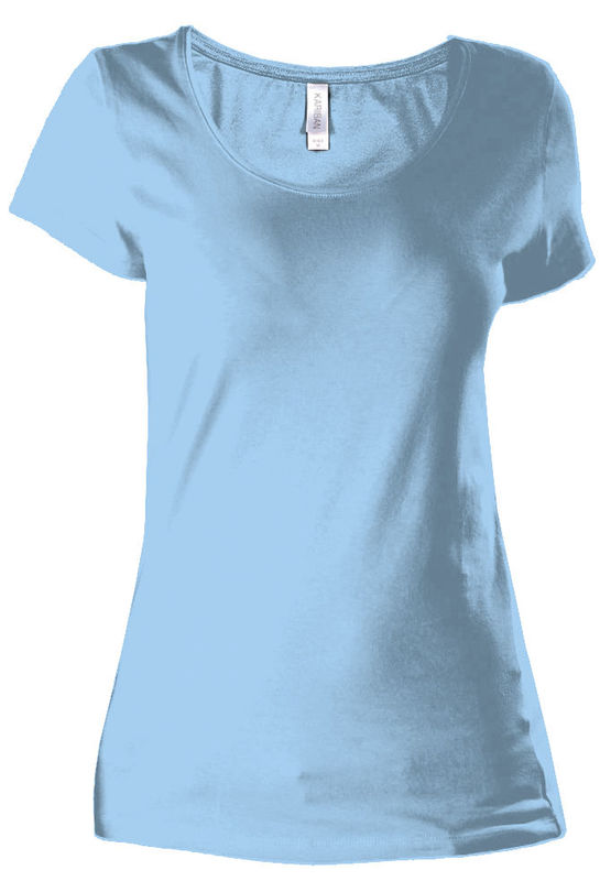 Fyca | T Shirt personnalisé pour femme Bleu ciel