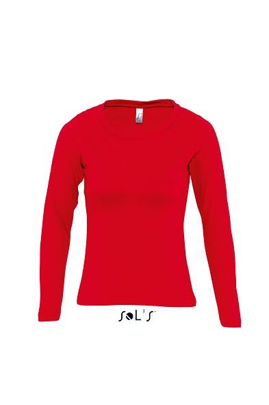 Majestic | T Shirt personnalisé pour femme Rouge