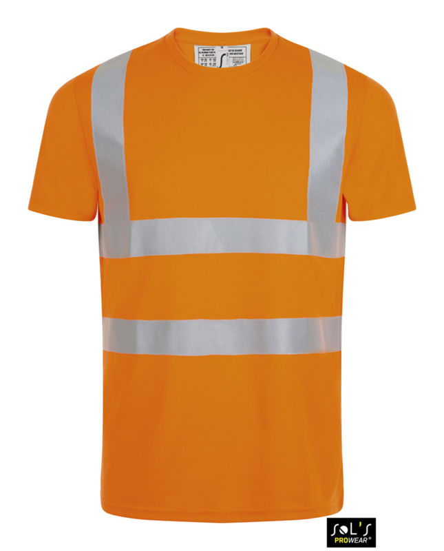 Mercure Pro | T Shirt personnalisé pour homme Orange néon