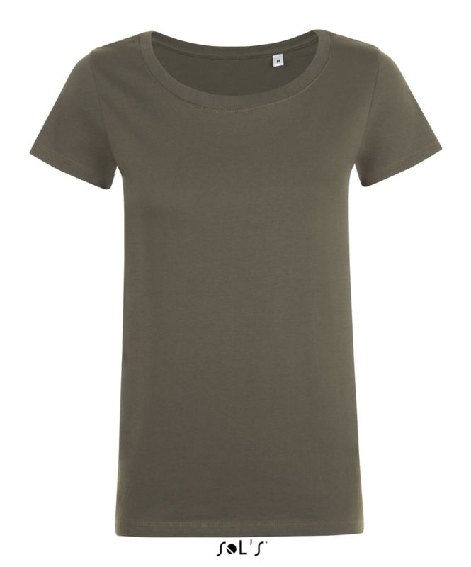 Mia | T Shirt personnalisé pour femme Vert militaire