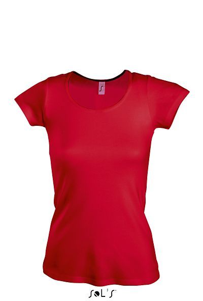 Moody | T Shirt personnalisé pour femme Rouge