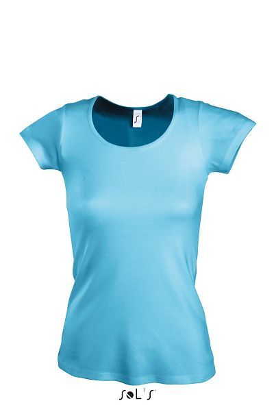 Moody | T Shirt personnalisé pour femme Turquoise