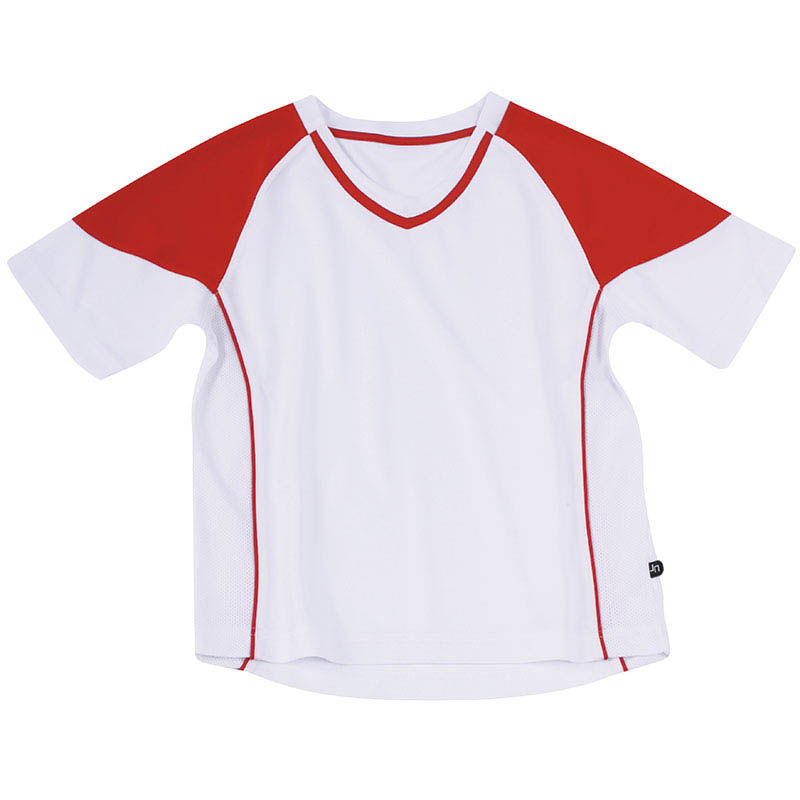 Qifa | T Shirt personnalisé pour enfant Blanc Rouge