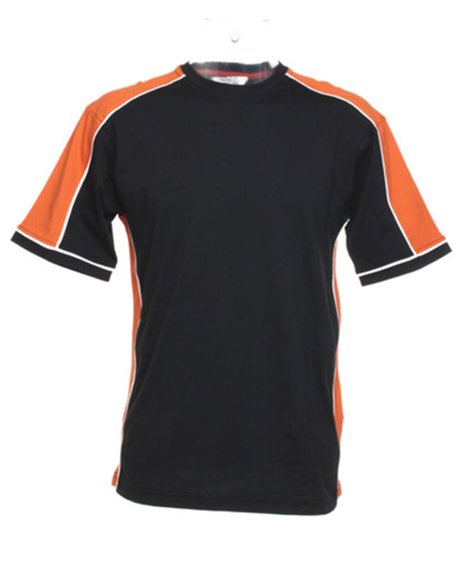 Wuje | T Shirt personnalisé pour homme Noir Orange 1