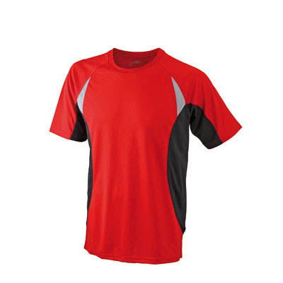tee shirt logo entreprises Rouge Noir