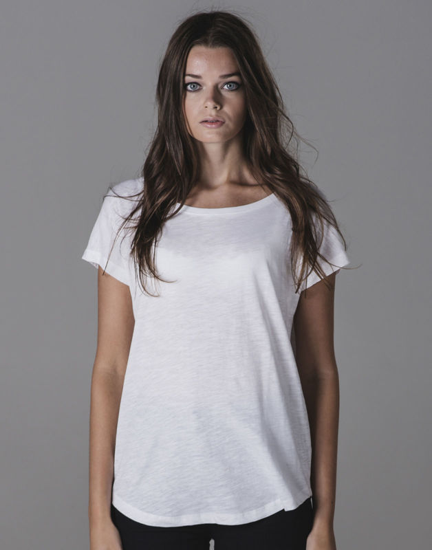 Bosassi | Tee Shirt publicitaire pour femme Blanc 1
