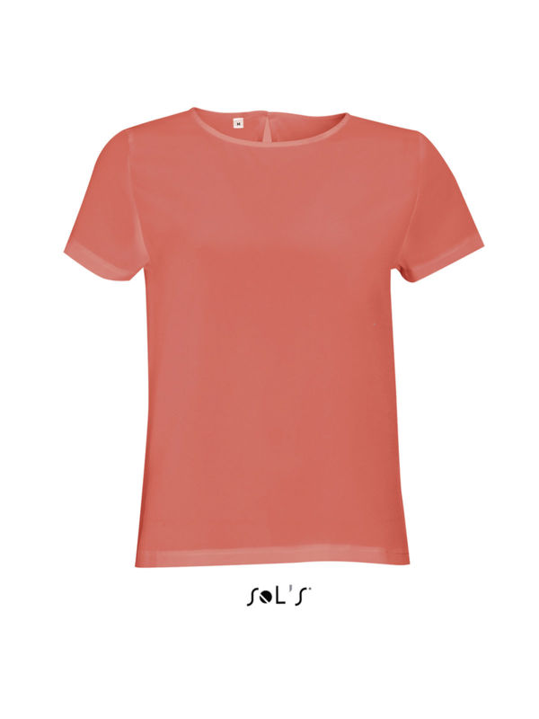 Bridget | Tee Shirt publicitaire pour femme Corail