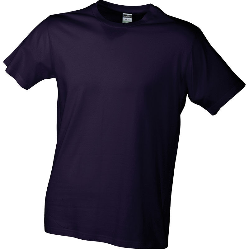 Jyffa | Tee Shirt publicitaire pour homme Aubergine