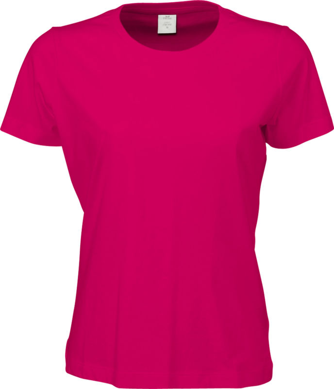 Ladies Sof-Tee | Tee Shirt publicitaire pour femme Rose Vif 1