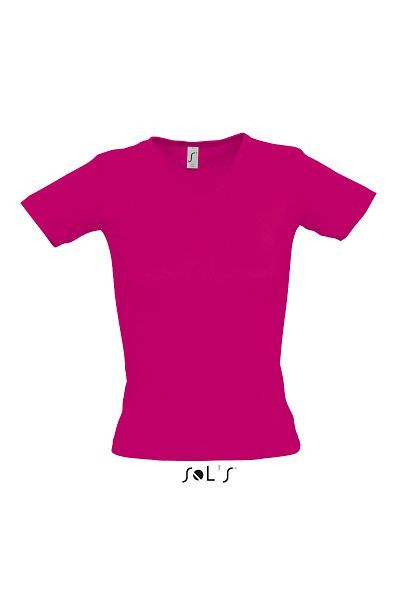 Lady V | Tee Shirt publicitaire pour femme Fuchsia