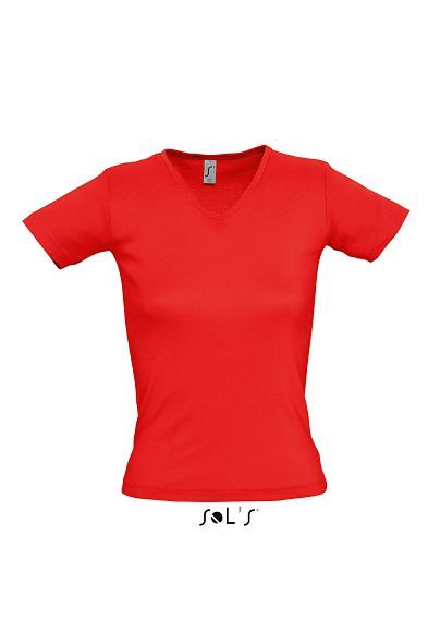 Lady V | Tee Shirt publicitaire pour femme Rouge