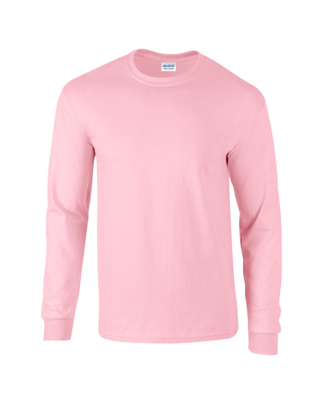 Langarm Ultra | Tee Shirt publicitaire pour homme Rose clair 3