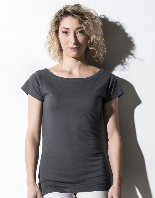 Livaga | Tee Shirt publicitaire pour femme Anthracite 2