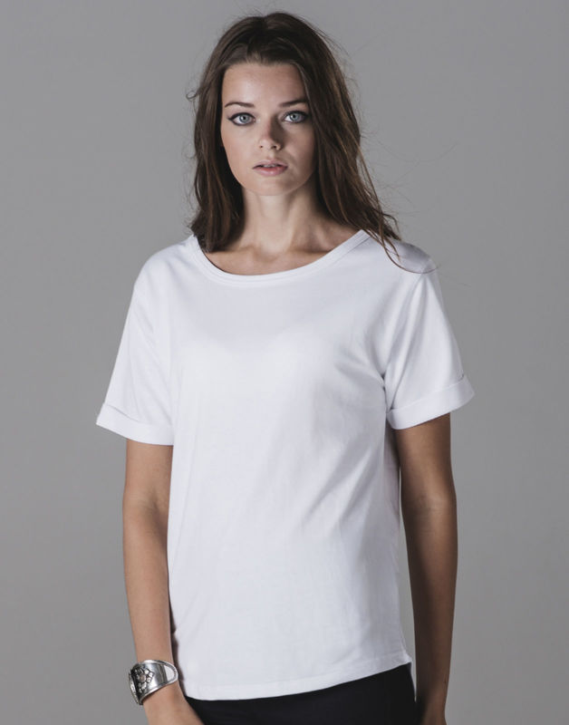 Lodota | Tee Shirt publicitaire pour femme Blanc 1