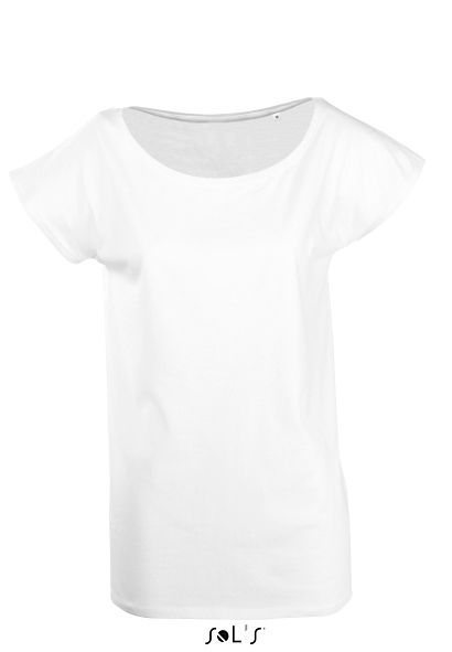 Marylin | Tee Shirt publicitaire pour femme Blanc