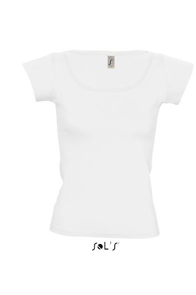 Melrose | Tee Shirt publicitaire pour femme Blanc