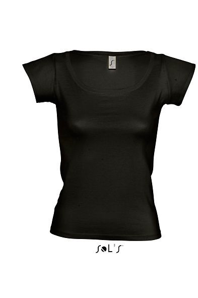 Melrose | Tee Shirt publicitaire pour femme Noir