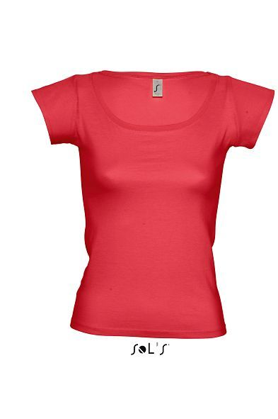Melrose | Tee Shirt publicitaire pour femme Rouge