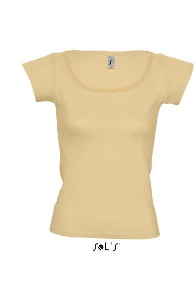 Melrose | Tee Shirt publicitaire pour femme Sable