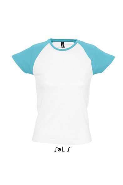 Milky | Tee Shirt publicitaire pour femme Blanc Atoll