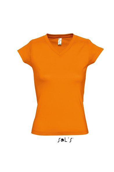Moon | Tee Shirt publicitaire pour femme Orange