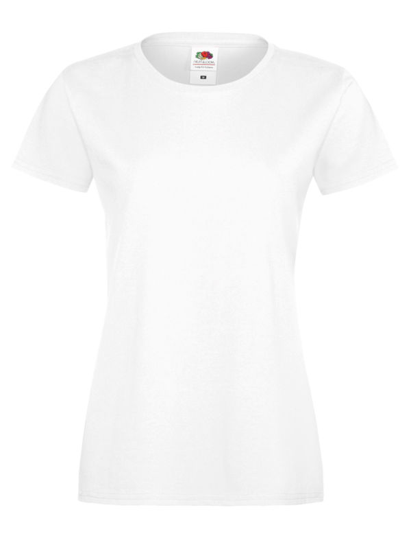 Qeko | Tee Shirt publicitaire pour femme Blanc 1