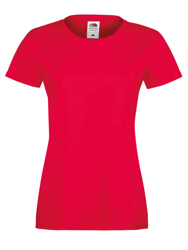 Qeko | Tee Shirt publicitaire pour femme Rouge 1